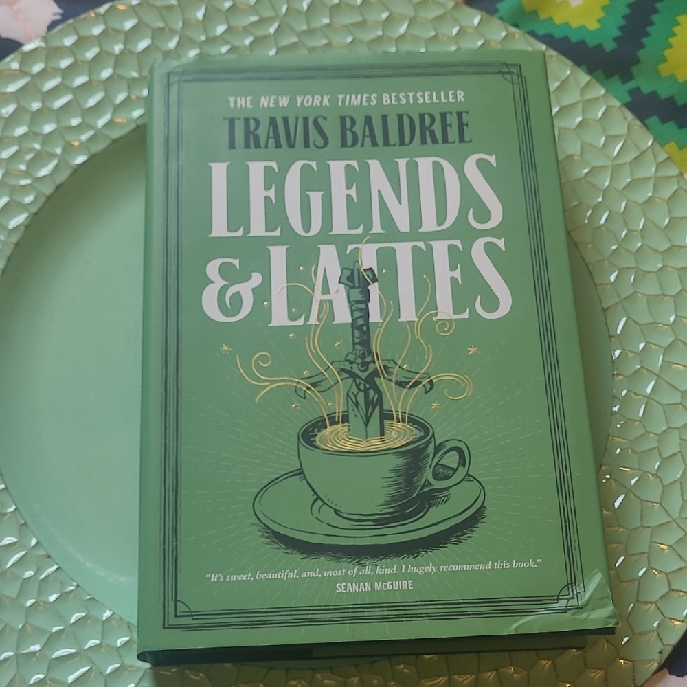 Hardcover Green Legends & Lattes Book by Travis Baldree